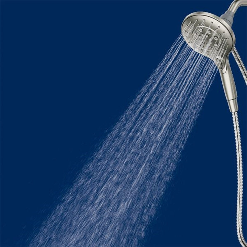 Moen Engage Brushed 6 settings Handheld Showerhead 1.75 gpm