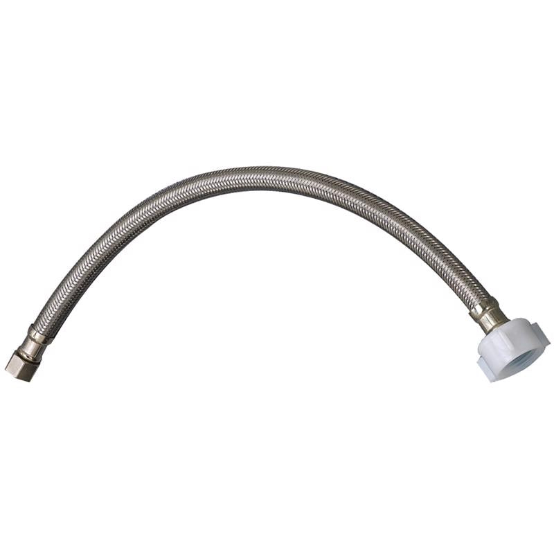 Plumb Pak EZ 3/8 in. Compression in. X 7/8 in. D Ballcock 20 in. Stainless Steel Toilet Supply Line