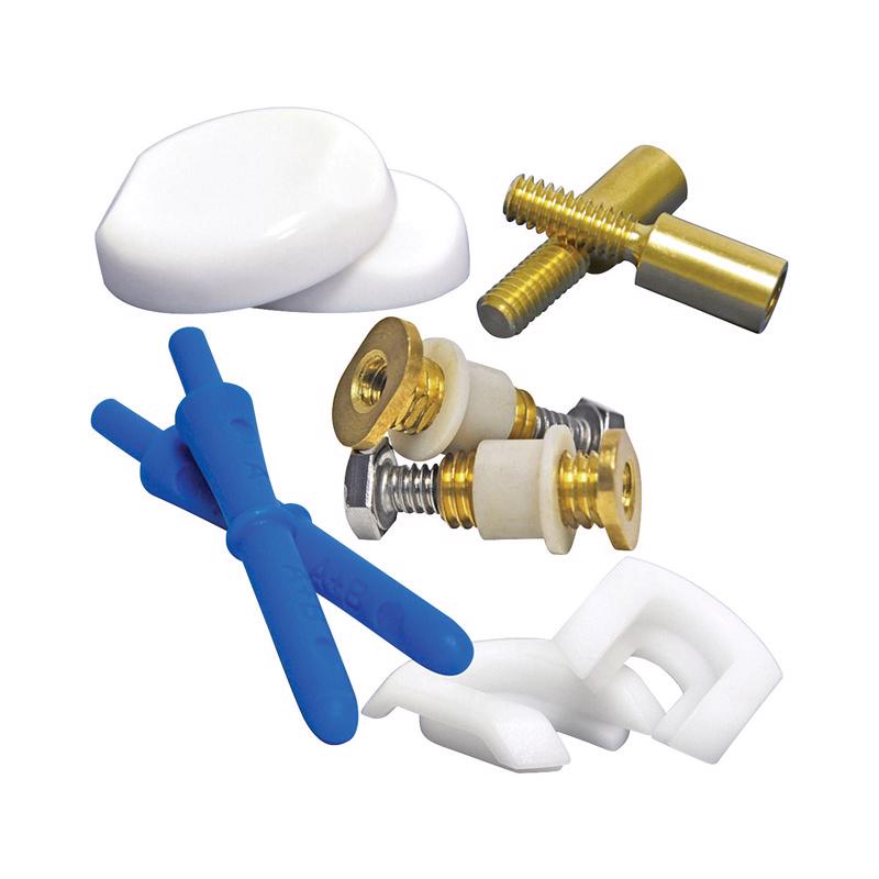 Danco Zero Cut Bolts Toilet Bolts and Caps Brass/Plastic For Universal