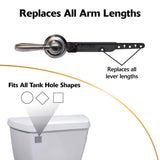 Korky StrongARM Faucet Style, Brushed Nickel Flush Handle
