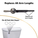 Korky StrongARM Faucet Style, Brushed Nickel Flush Handle