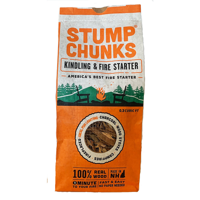 Stump Chunks Wood Fiber Fire Starter 10 min 0.3 cu ft