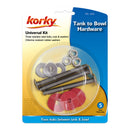 Korky Tank to Bowl Kit Stainless Steel For Universal