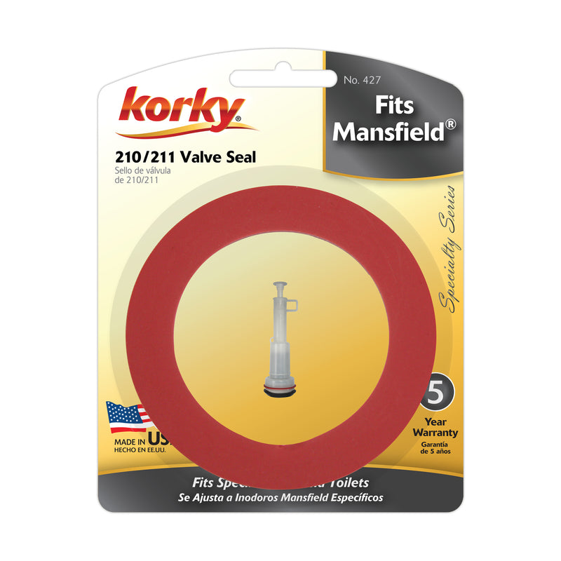 Korky Flush Valve Seal Red For Mansfield