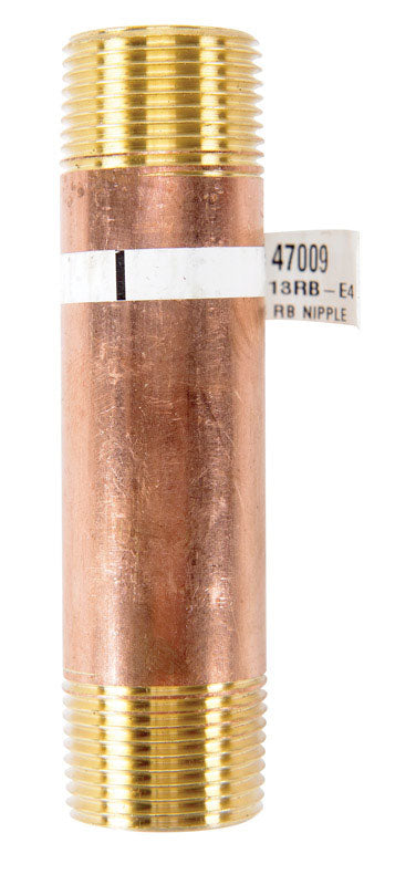 NIPPLE 3/4"X4"RBRS