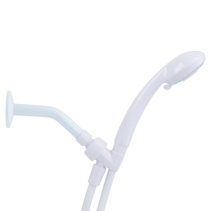 OakBrook White PVC 3 settings Handheld Showerhead 1.8 gpm