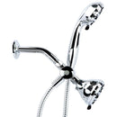 OakBrook Chrome PVC 5 settings Showerhead Combo 1.8 gpm