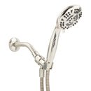 OakBrook Brushed Nickel PVC 5 settings Handheld Showerhead 1.8 gpm