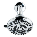 OakBrook Chrome PVC 5 settings Wallmount Showerhead 1.8 gpm