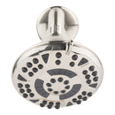 OakBrook Brushed Nickel PVC 5 settings Wallmount Showerhead 1.8 gpm