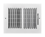 REGISTER WALL WHT 8X4"