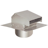 Deflect-O 4 in. D Aluminum Roof Cap With Tailpipe