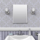 Zenna Home 20 in. H X 16 in. W X 3.75 in. D Rectangle Medicine Cabinet