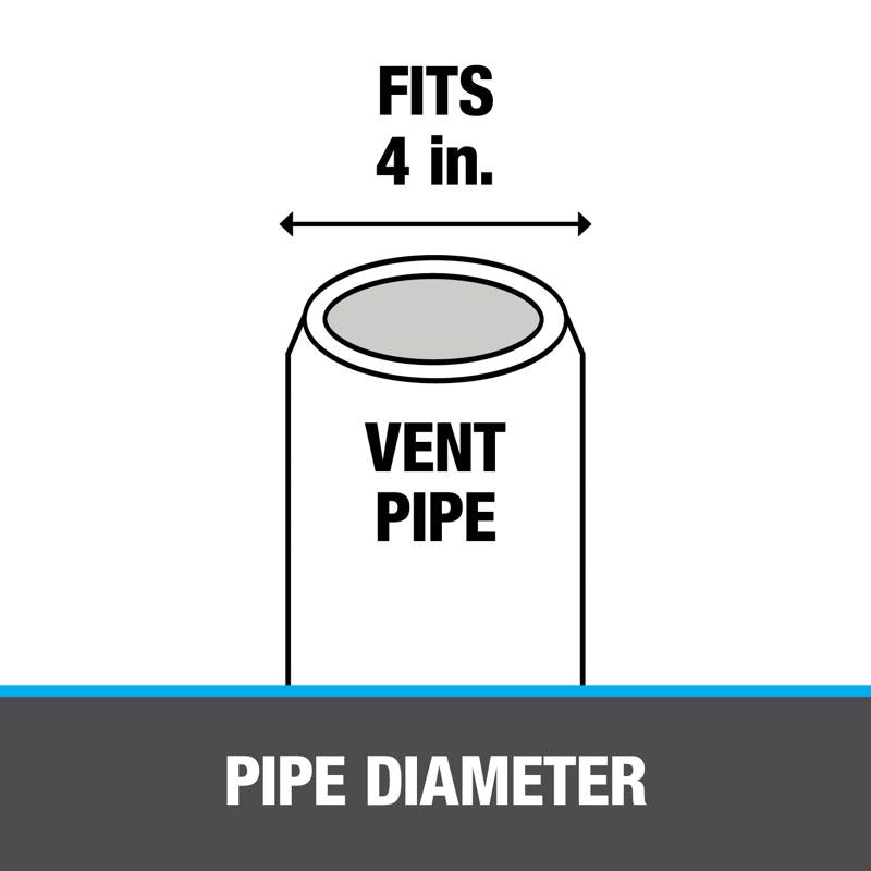 Oatey 4 in. Insert X 4 in. D Insert Plastic Insert Adapter