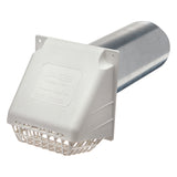 Ace 4 in. W X 6 in. L White Plastic Dryer Vent Hood