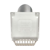 Ace 4 in. W X 6 in. L White Plastic Dryer Vent Hood