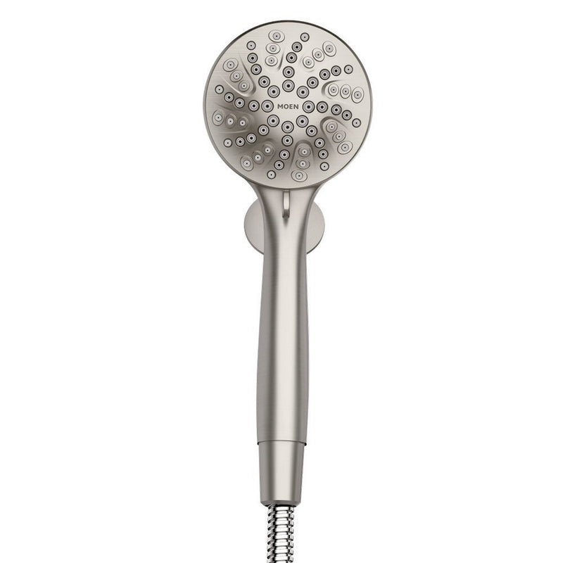 Moen Engage Brushed Nickel 6 settings Handheld Showerhead 1.75 gpm