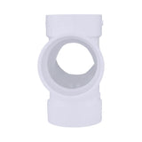 Charlotte Pipe Schedule 40 4 in. Hub X 4 in. D Hub PVC Sanitary Tee 1 pk