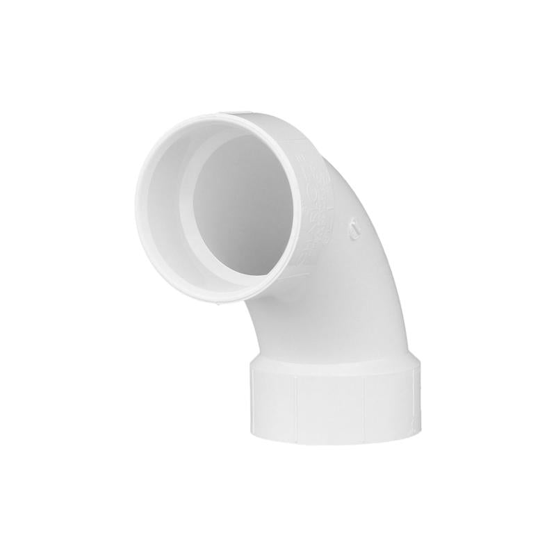 ELBOW 90LS PVC DWV3" HXH