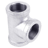 STZ Industries 1/4 in. FIP each X 1/4 in. D FIP 1/4 in. D FIP Galvanized Malleable Iron Tee