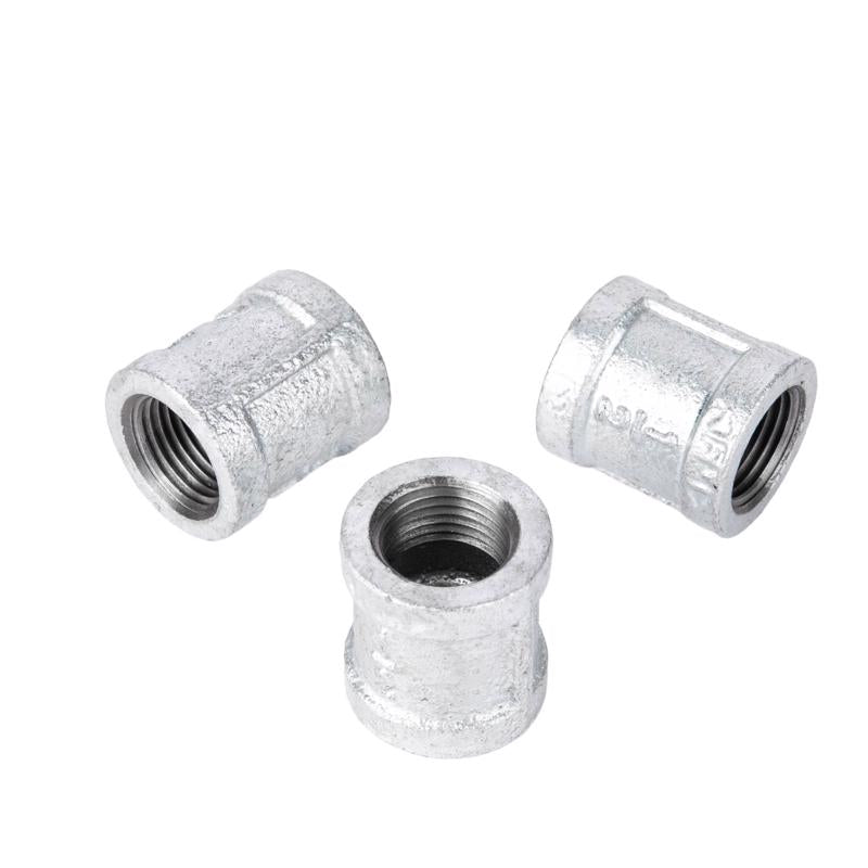 STZ Industries 3/8 in. FIP each X 3/8 in. D FIP Galvanized Malleable Iron Coupling