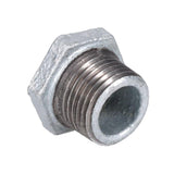 STZ Industries 1/2 in. MIP each X 1/4 in. D FIP Galvanized Malleable Iron Hex Bushing