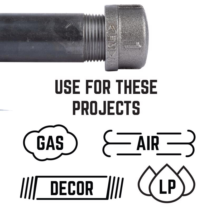 STZ Industries 1/2 in. FIP each Black Malleable Iron Cap