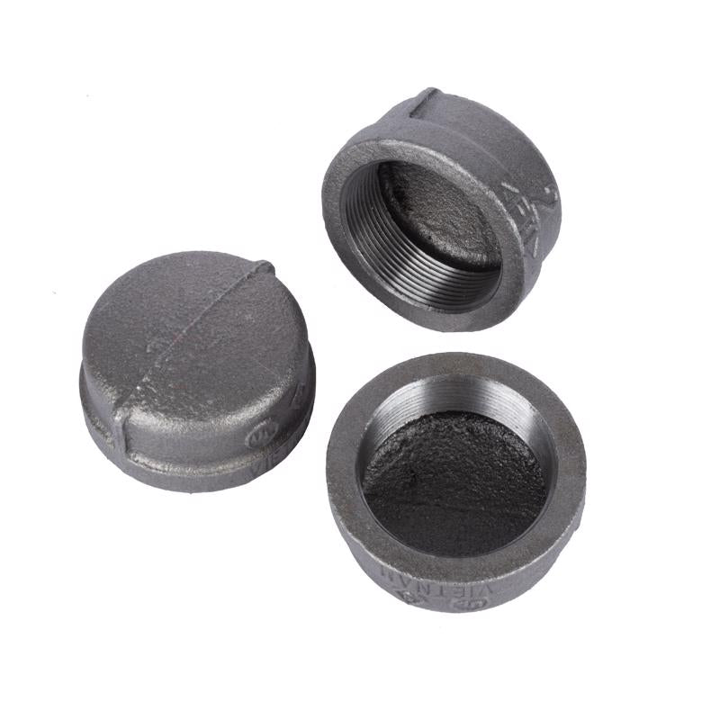 STZ Industries 1/2 in. FIP each Black Malleable Iron Cap