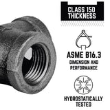 STZ Industries 3/4 in. FIP each Black Malleable Iron Cap