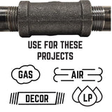 STZ Industries 3/4 in. FIP each Black Malleable Iron Cap