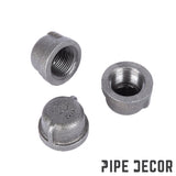 STZ Industries 3/4 in. FIP each Black Malleable Iron Cap