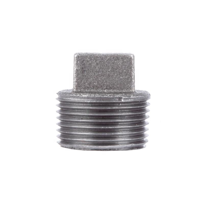 SQUARE PLUG BLK 1/2"