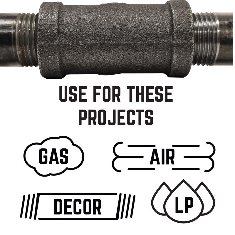 STZ Industries 1/2 in. MIP each Black Malleable Iron Plug