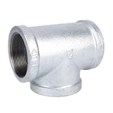 STZ Industries 2 in. FIP each X 2 in. D FIP 2 in. D FIP Galvanized Malleable Iron Tee