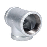 STZ Industries 2 in. FIP each X 2 in. D FIP 2 in. D FIP Galvanized Malleable Iron Tee