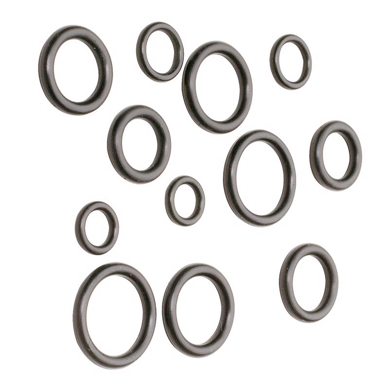 Keeney 1/2 in. D Rubber O-Ring Kit 12 pk