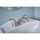 Moen Adler Brushed Nickel Bathroom Faucet 4 in.
