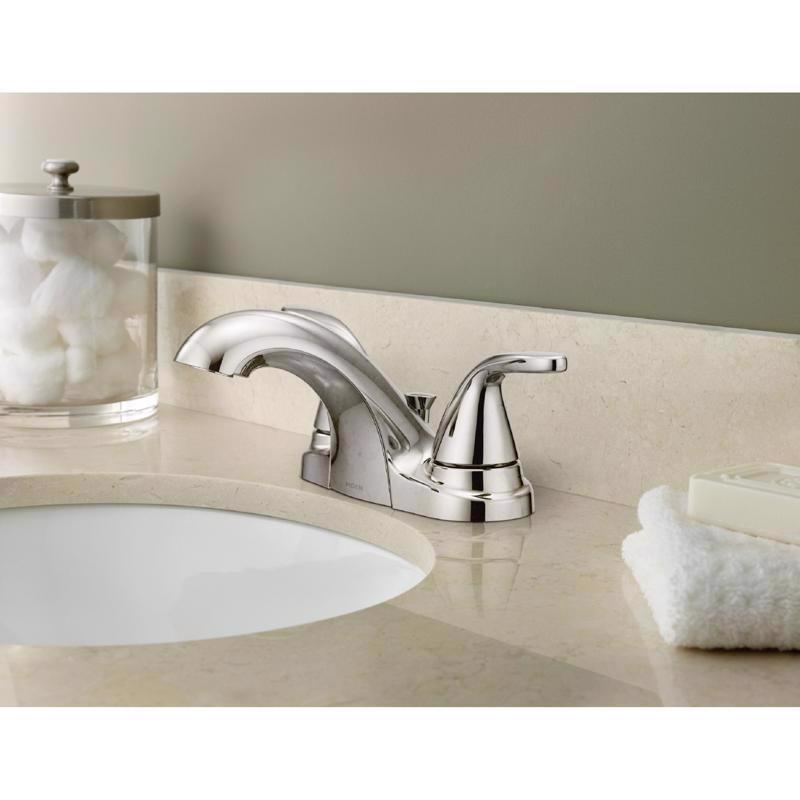 Moen Adler Chrome Bathroom Faucet 4 in.