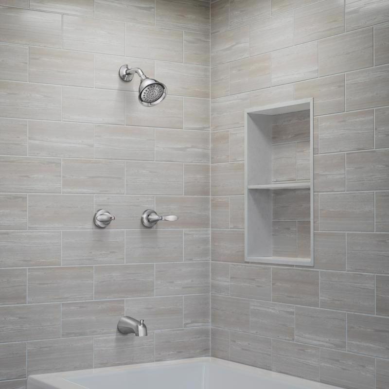 Moen Adler 2-Handle Chrome Tub and Shower Faucet