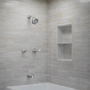 Moen Adler 2-Handle Chrome Tub and Shower Faucet