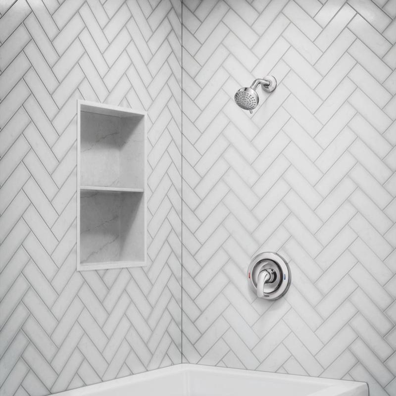 Moen Adler 1-Handle Chrome Tub and Shower Faucet