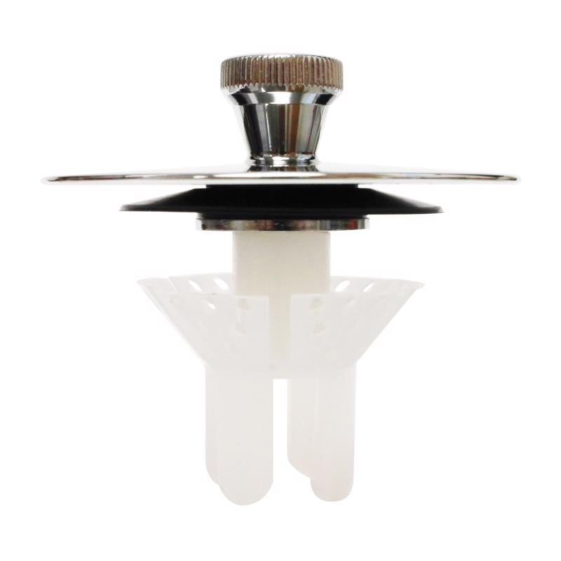 Keeney Quick-N-Easy 2 in. Polished Chrome Brass Tub Stopper