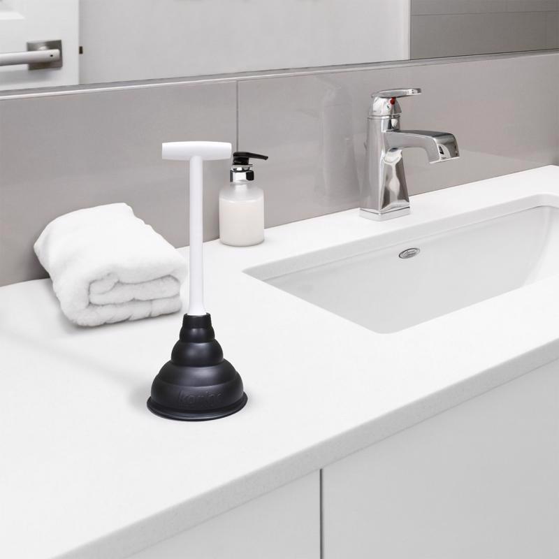 Korky Beehive Mini Sink and Drain Plunger 9 in. L X 5-1/2 in. D