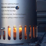 Lightning Nugget Natural Pine Fire Starter 15 min 50 pk