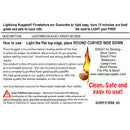 Lightning Nugget Natural Pine Fire Starter 15 min 50 pk