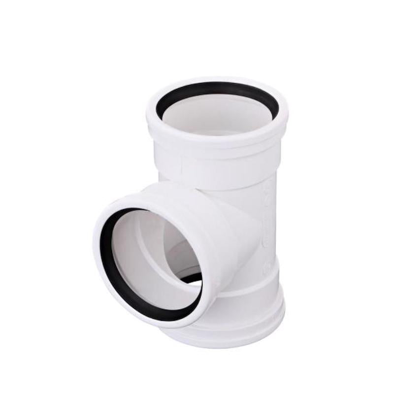 TEE PVC S&D 4" GASKETED