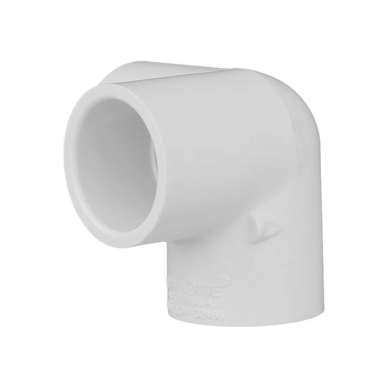 Charlotte Pipe Schedule 40 3/4 in. Slip X 3/4 in. D Slip PVC Side Outlet Elbow 1 pk