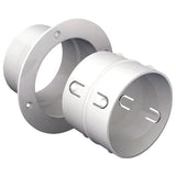 Ace EZ Dock 6 in. L X 4 in. D Silver/White Plastic Dryer Clean Out Connector