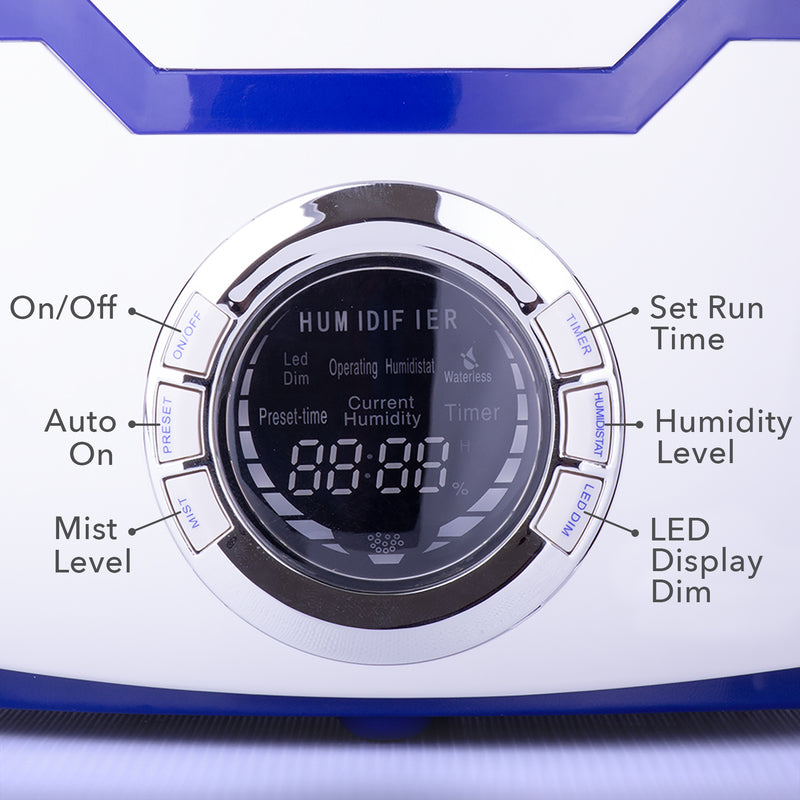 Air Innovations Great Innovations 1.37 gal 400 sq ft Digital Cool Mist Ultrasonic Humidifier