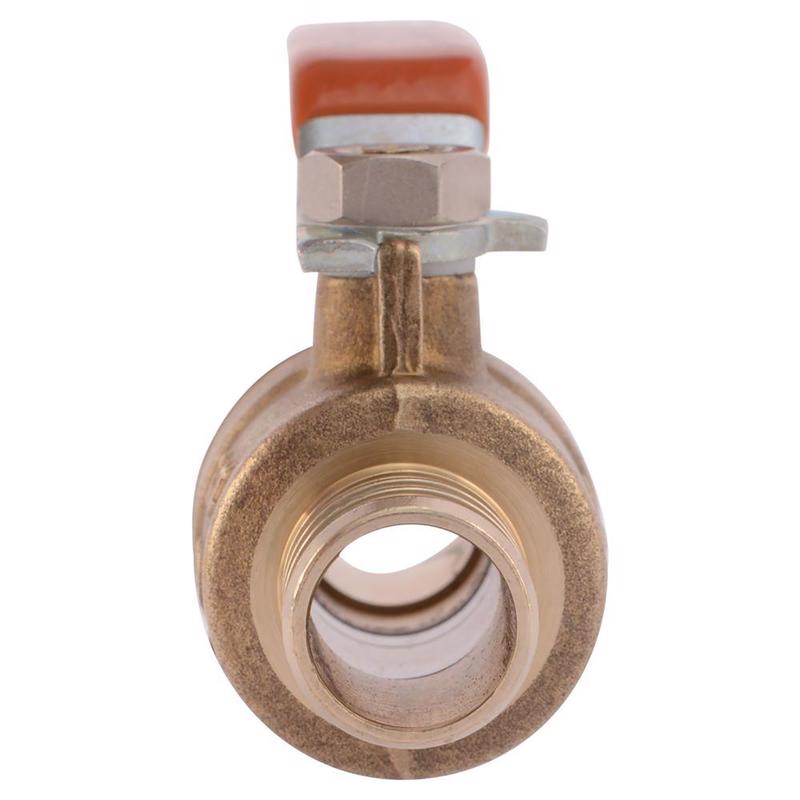 SharkBite 3/4 in. Brass Crimp Ball Valve Full Port